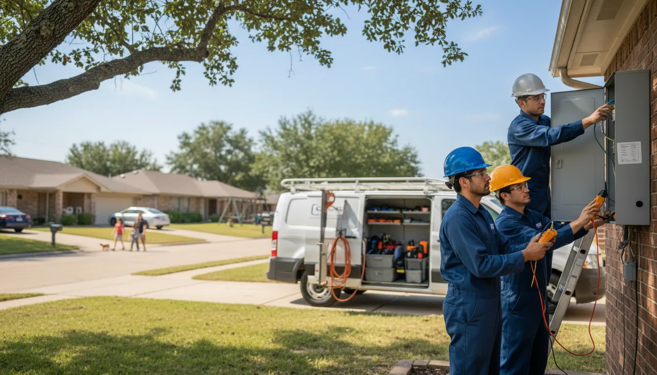 Certified electrician providing emergency electrical services in Mount Judea, AR